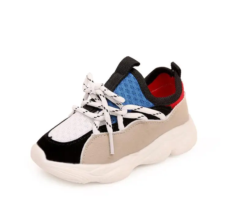 حار العلامة التجارية الأطفال أحذية رياضية أزياء الربيع أطفال أحذية رياضية الفتيان الفتيات حذاء كاجوال تنفس لينة حذاء طفل حجم 21-30