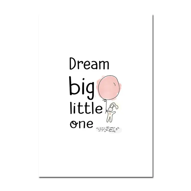 Dream-Big-Nursery-Quotes-Canvas-Poster-Simple-Wall-Art-Print-Minimalist-Nordic-Kids-Decoration-Picture-Baby.jpg_640x640