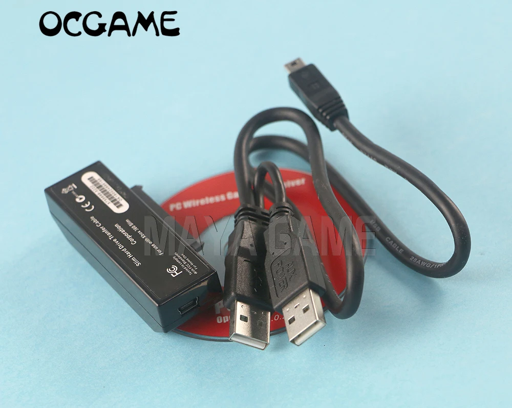 Chengchengdianwan Nuovo Nero Per Xbox360 Slim Usb Hdd Hard Drive Transfer Data Sync Cable Kit 4