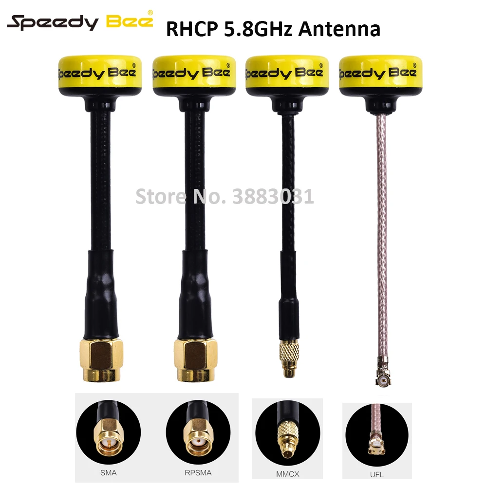 RunCam Speedy Bee 5.8GHz 2.0dBi RHCP / LHCP SMA / UFL / MMCX