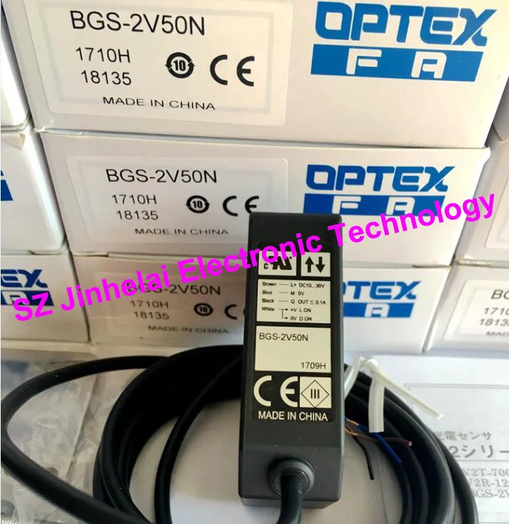 New and original BGS-2V50N OPTEX PHOTOELECTRIC SWITCH Photoelectric sensor, NPN output New and original BGS-2V50N OPTEX PHOTOELECTRIC SWITCH Photoelectric sensor, NPN output