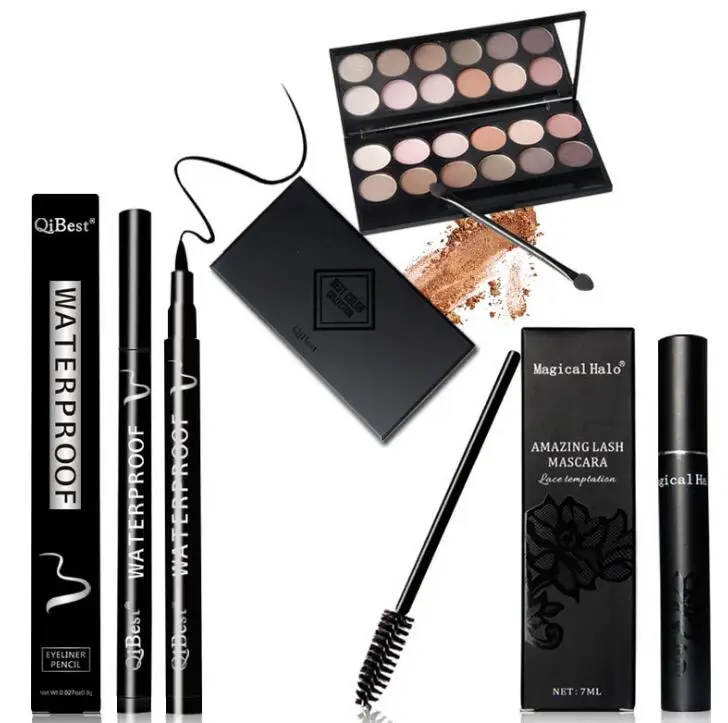 4Pcs Daily Use Cosmetics Makeup Sets Make Up Cosmetics Gift Set Tool