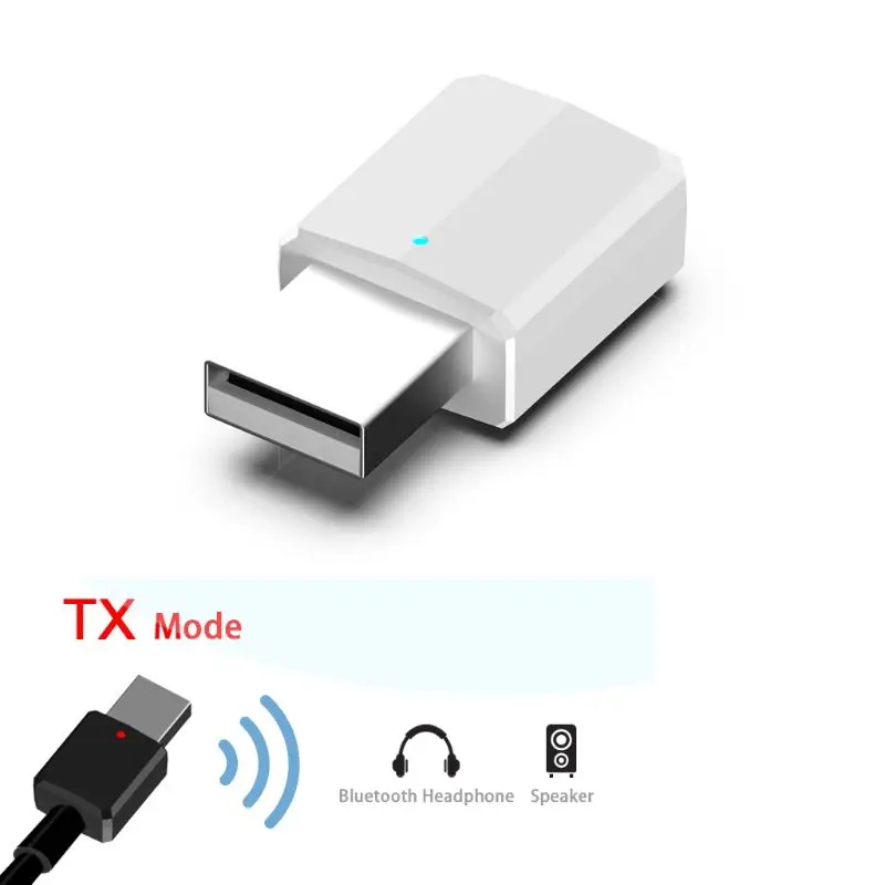 2 в 1 USB Bluetooth приемник передатчики беспроводной 3,5 мм аудио музыка стерео адаптер ключ для ТВ ПК Bluetooth динамик головной фон