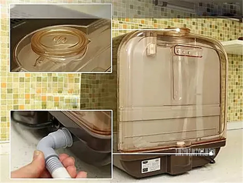 1 шт. миска для мытья X5 посудомоечная машина домашняя полностью автоматическая дезинфекция щетка миска настольная маленькая посудомоечная машина высокая температура дезинфекция