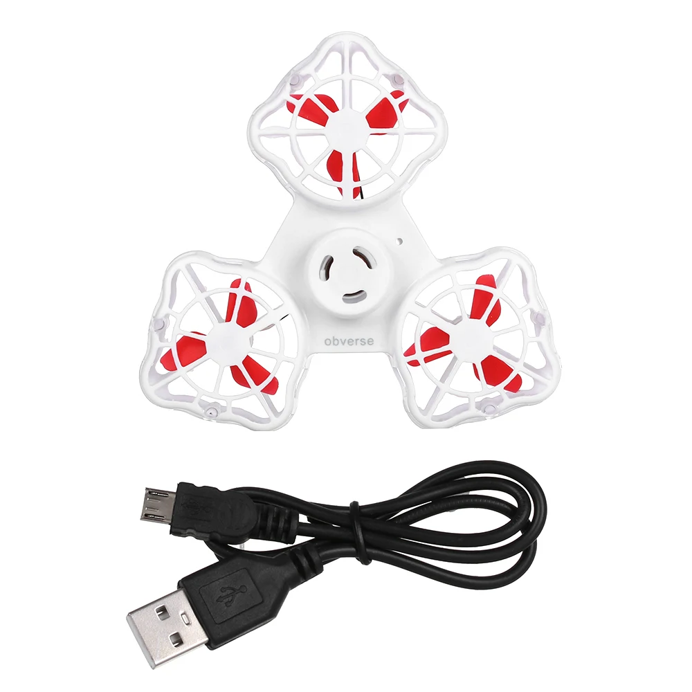 

New Mini Back Rotating Chargeable Fly Gyroscope Flying Fidget Spinner Drone Toy Darts Kids Toys