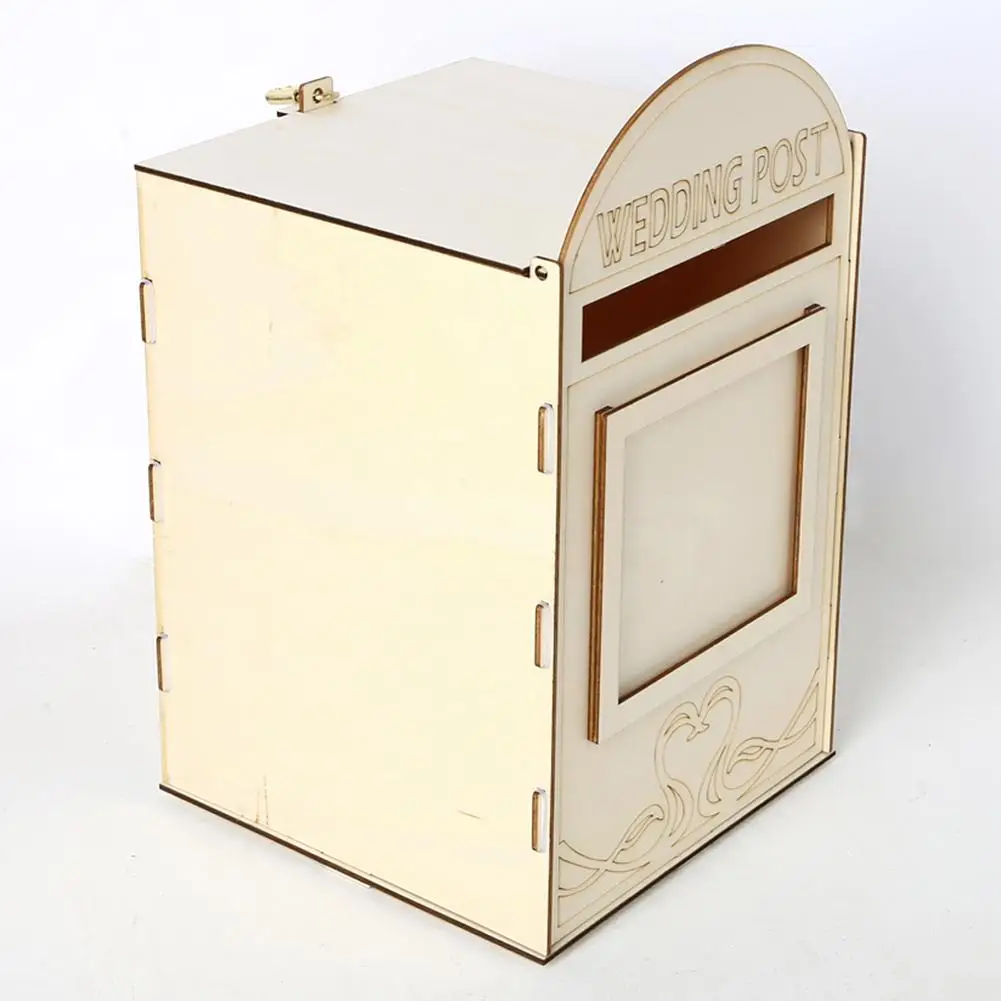 Деревянный почтовый ящик, Королевский почтовый ящик, украшение для свадебной вечеринки, сделай сам, ремесло, почтовый ящик, свадебное украшение