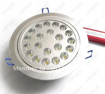 

21W High power 21 LED Recessed Ceiling Down Cabinet Light Fixture Downlight Spotlight Bulb Lamp Warm/Pure White