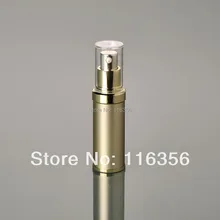 15 мл золото безвоздушного лосьон пластиковая бутылка с безвоздушный насос может использоваться для косметической упаковки