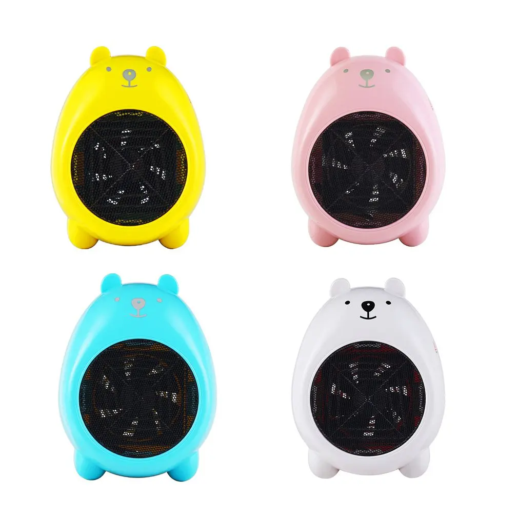 

Cartoon Heater Fans Portable Handy Mini Personal Ceramic Space Heaters Stove Electric Winter Warmer Fan