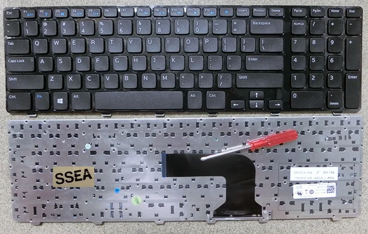 SSEA New Laptop Keyboard for Dell Inspiron 17 3721 3737 17R 5721 US black | Компьютеры и офис