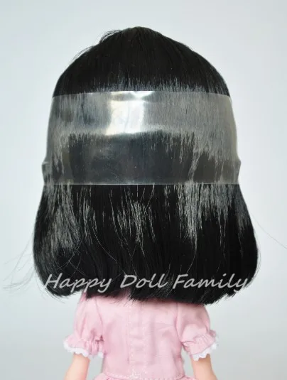 12 &quotтелесная кукла черные короткие волосы подарок для девочки|doll hair wigs|hair diffuserhair