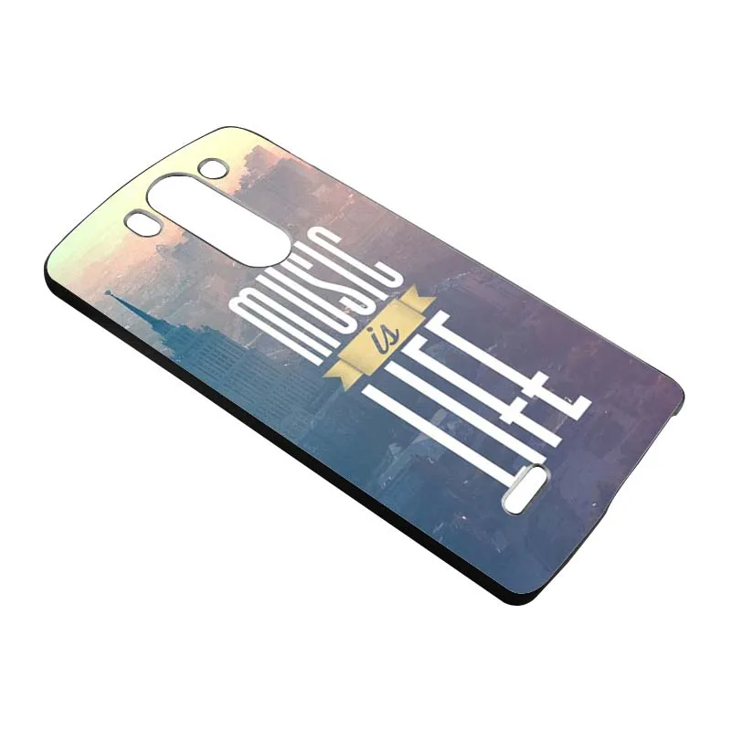 Music is Life 2016 Porpular Мода УФ Высокое Качество Телефон Сумка Крышка Чехол Для LG G4|bag