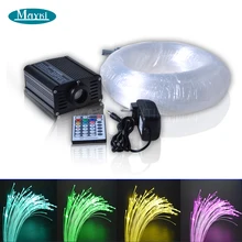 Maykit Embouts Kit Fibre Optique потолок в виде звёздного неба с волоконно-оптический осветитель и полимерные оптоволоконные хвосты