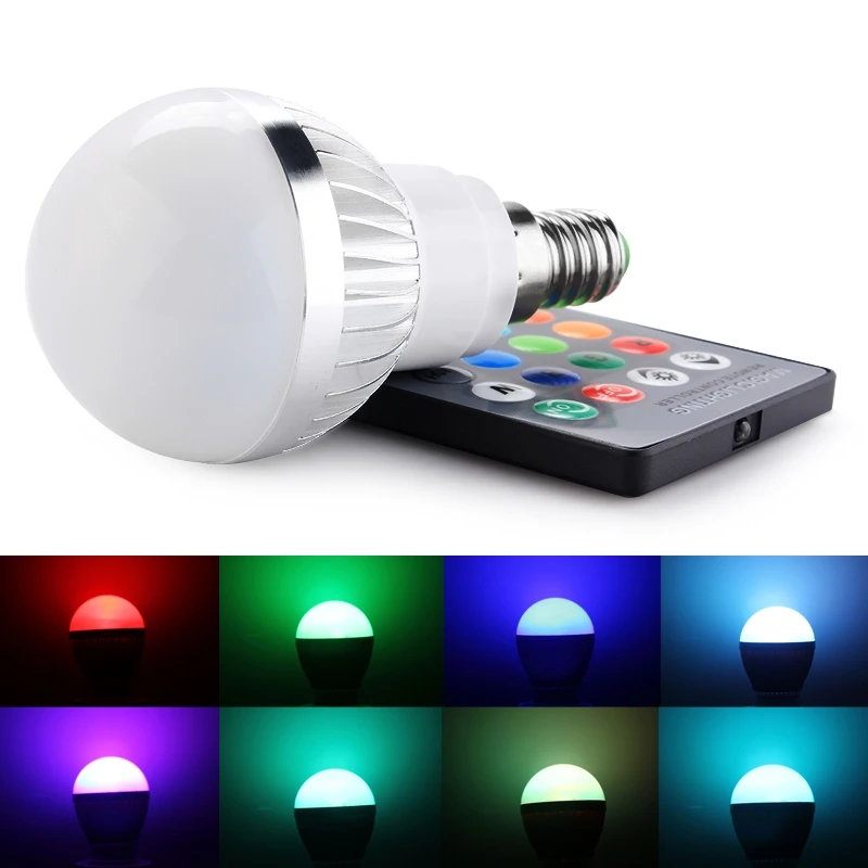1Pcs Dimmable 16 Colors RGB Christmas Decor Atmosphere LED Night light