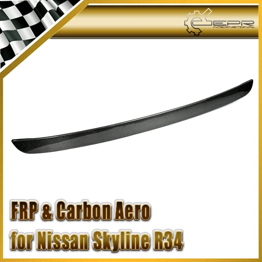 Car Accessories For Nissan Skyline R34 Origin Style Carbon Fiber Rear