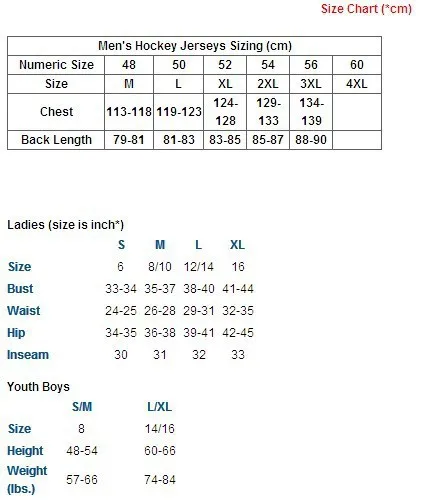 NHL Size