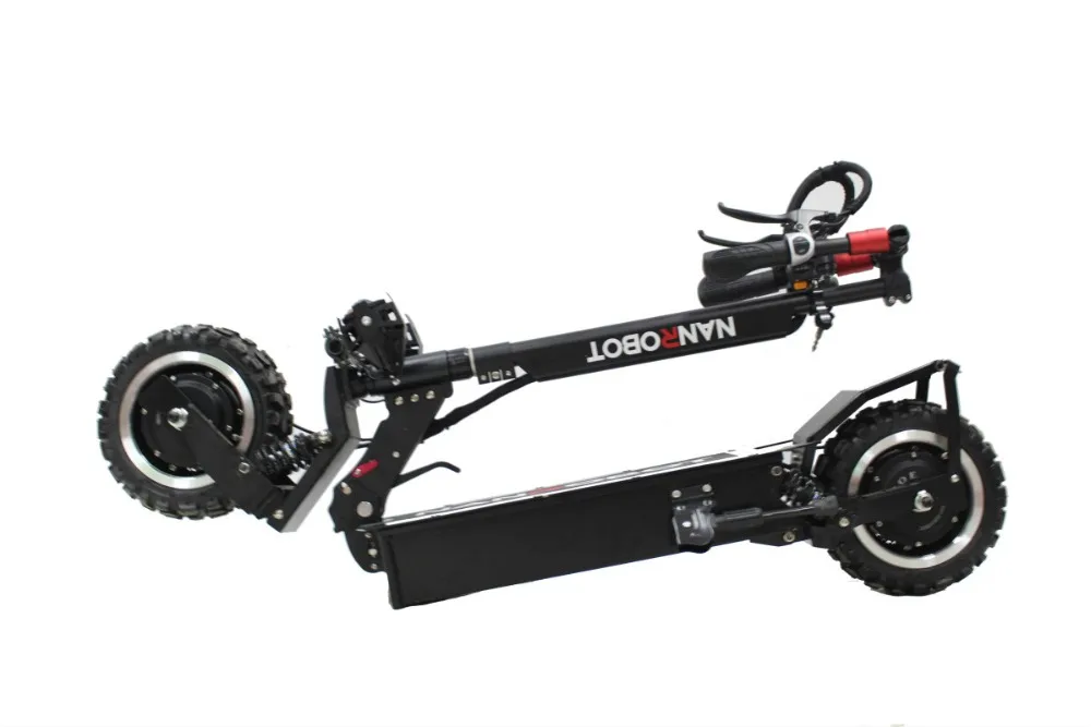 NANROBOT RS2 Электрический скутер для взрослых 11'ླྀV 23.4AH 2400 Вт Портативный Складной