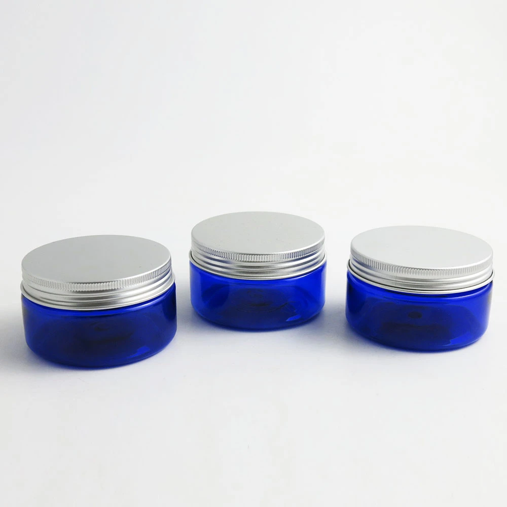 Download 24 X 100g Empty Cobalt Blue Cosmetic Cream Containers Pot Jars 100cc 100ml For Cosmetics Packaging With Metal Lids Pvc Seals Refillable Bottles Aliexpress