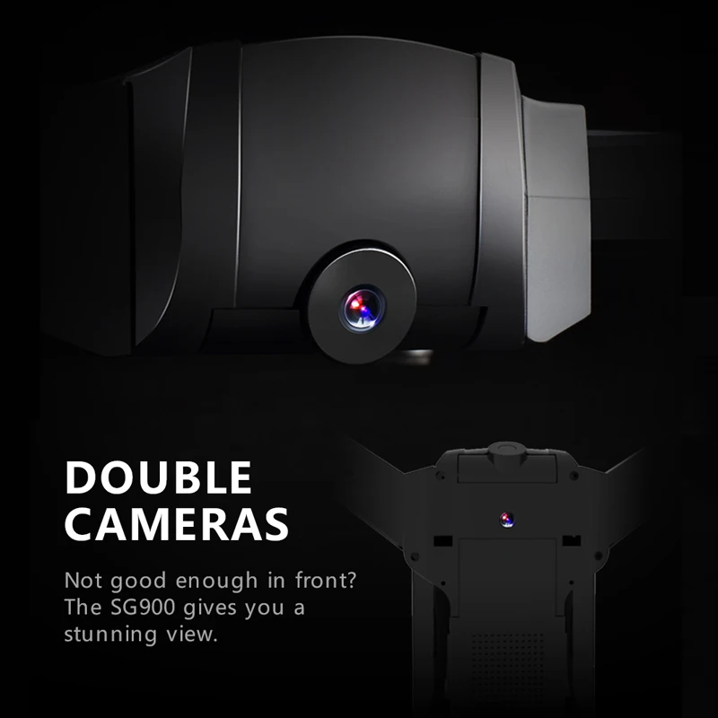  Profissional 4K / 720P HD Dual Camera WiFi FPV Drone Optical Flow Aerial Video RC Quadcopter Aircra