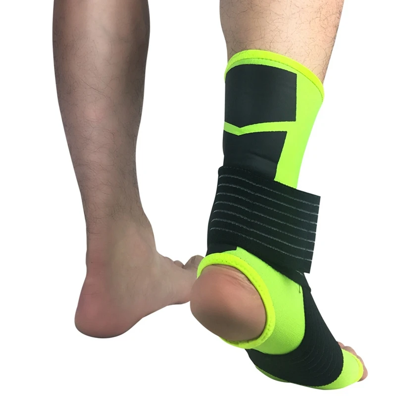 

Ankle Support Sports Safety Strong Ankle Bandage Elastic Brace Guard Protective Sport Fitness Foot Protection Injury Recovery
