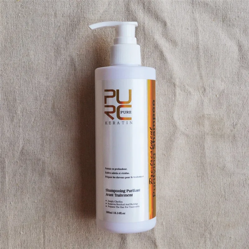 PURC Formaldehyde Free Brazilian Keratin Straightening Hair Treatment And Purifying Shampoo Set Salon Hair Care Products Set PURC Formaldehyde Free Brazilian Keratin Straightening Hair Treatment And Purifying Shampoo Set Salon Hair Care Products Set