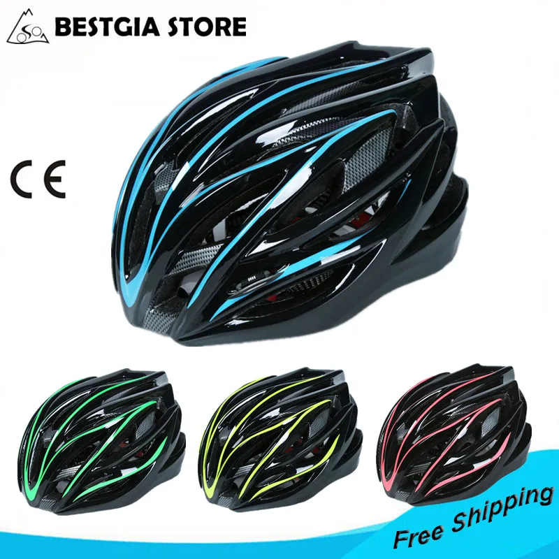 

New Style Ultralight Cycling Helmet Integrally-molded Professional Bike Helmet Dual Use Road MTB Bicycle Accessories 4 Colors