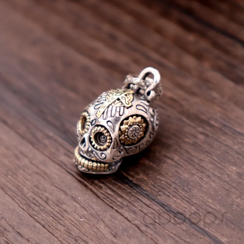S Skull Pendant-3