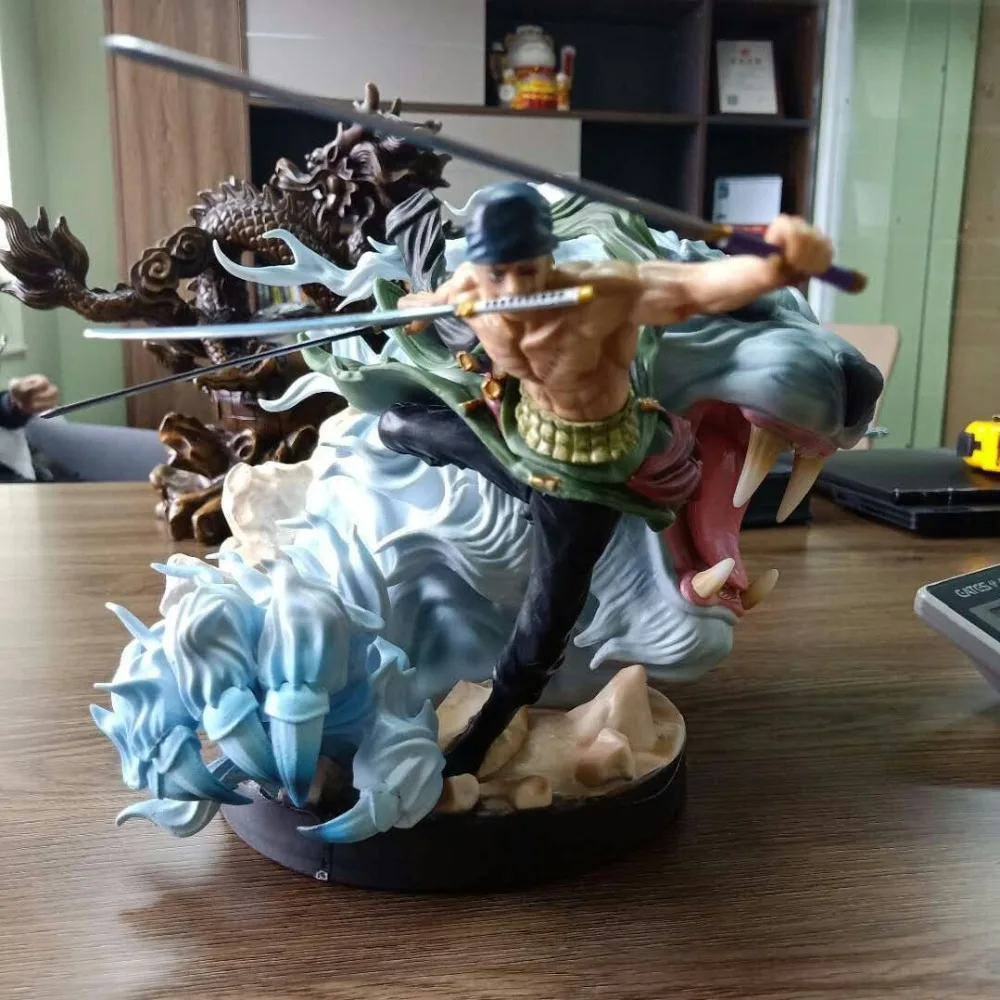 

In Boxed One Piece Roronoa Zoro Gokutora Hunting Ver. GK PVC Action Figure Statue Collectible Model Toys Doll 23cm
