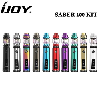 

Original IJOY SABER 100 KIT with 5.5ML Diamond Subohm Tank 100W Saber 20700 Battery Box Mod Electronic Cigarette Vape Pen