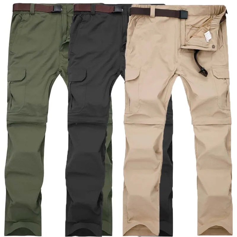 Prix pour Haute Qualité Hommes Amovible Respirant D'été À Séchage Rapide Amovible Pantalon Plus La Taille Sports de Plein Air Randonnée Pantalon M-7XL Prix pour Haute Qualité Hommes Amovible Respirant D'été À Séchage Rapide Amovible Pantalon Plus La Taille Sports de Plein Air Randonnée Pantalon M-7XL