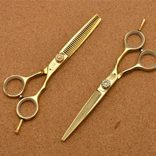 328#5,5 ''бренд Jason высокое качество Парикмахерские ножницы 440C Диаманте Парикмахерские ножницы Thinning ножницы для волос