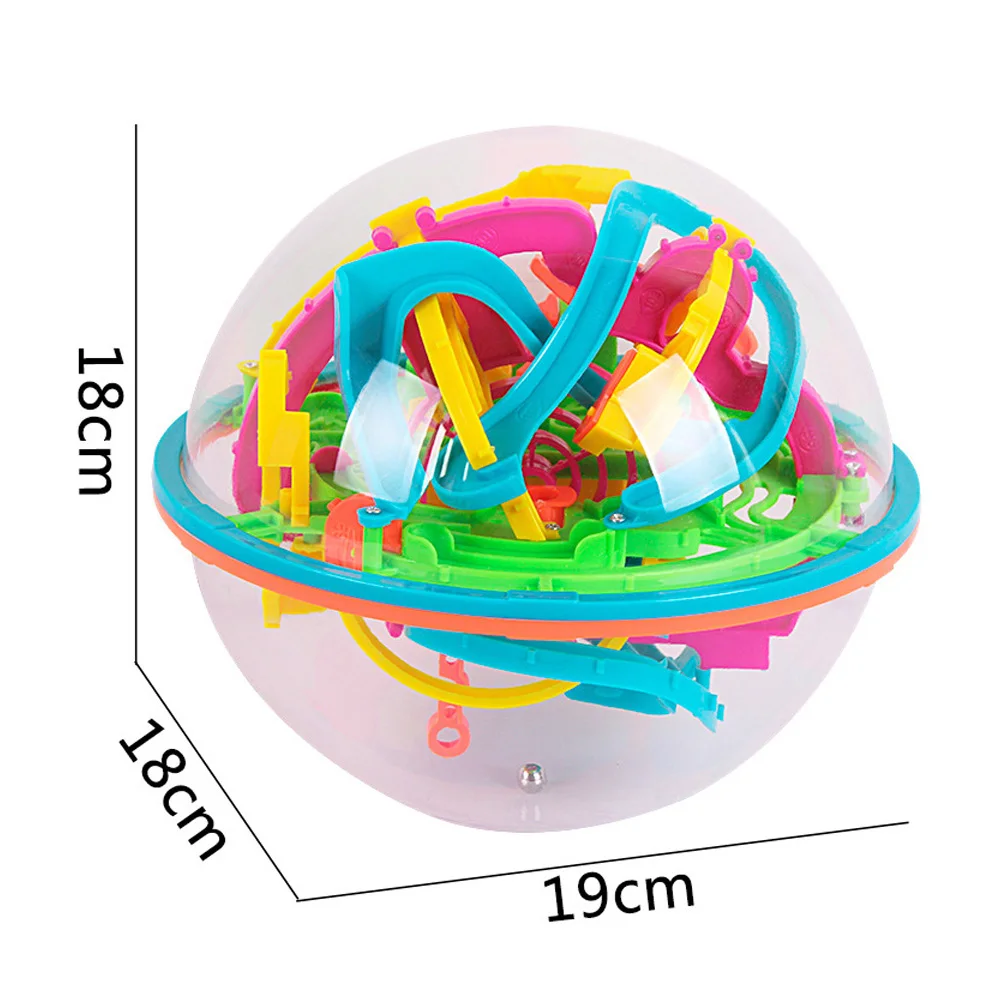 3D лабиринт шар 138 шагов 925A образовательный волшебный интеллект шар мраморная головоломка игра баланс лабиринт игра-головоломка игрушка для детей