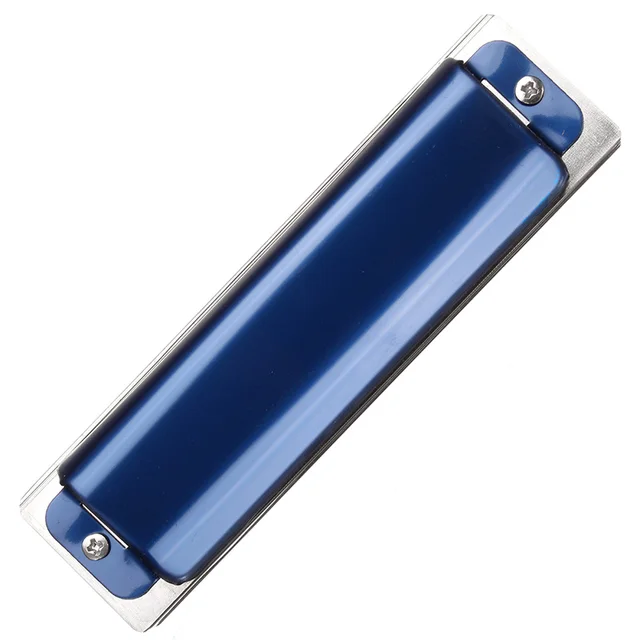 Tone C 10 Hole Mouth Organ Flute Blues Harmonica with Case Cover Box For Woodwind Musical Instruments Lovers Beginner Gift