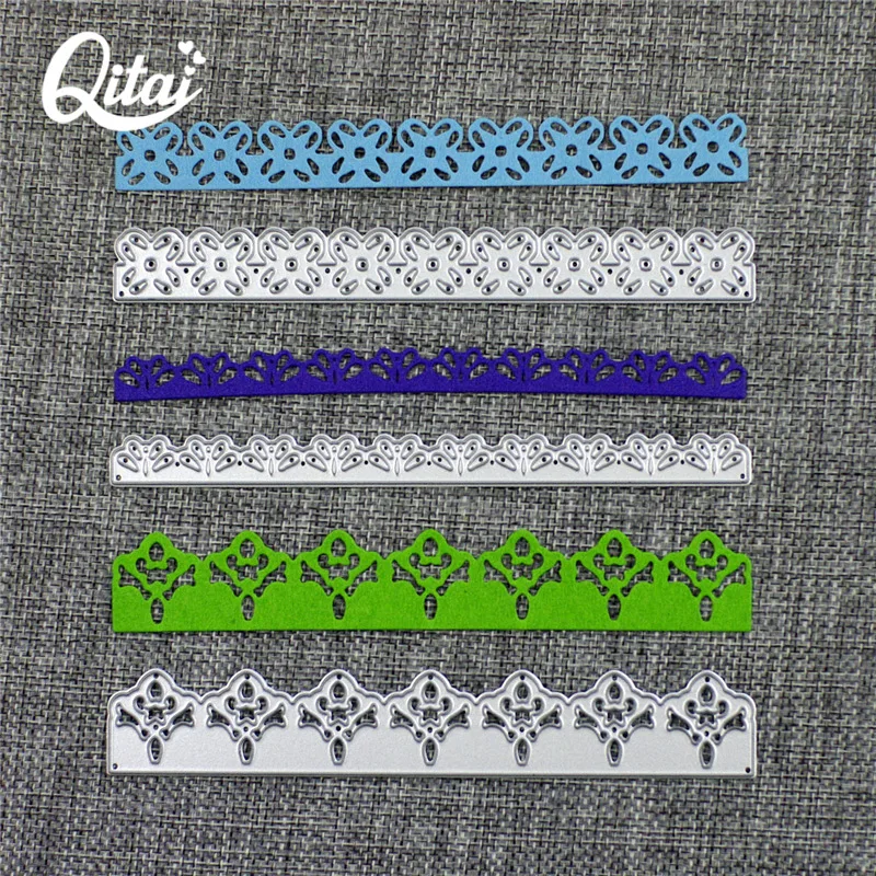 QITAI 3 шт./компл. форма кружевной границы сделай сам Скрапбукинг и ремесла