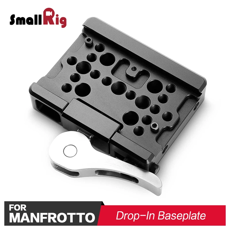 

SmallRig Camera Plate Quick Release Drop-In Baseplate (Manfrotto 501PL QR Plate Compatible) for Red Camera Camcorder 2006