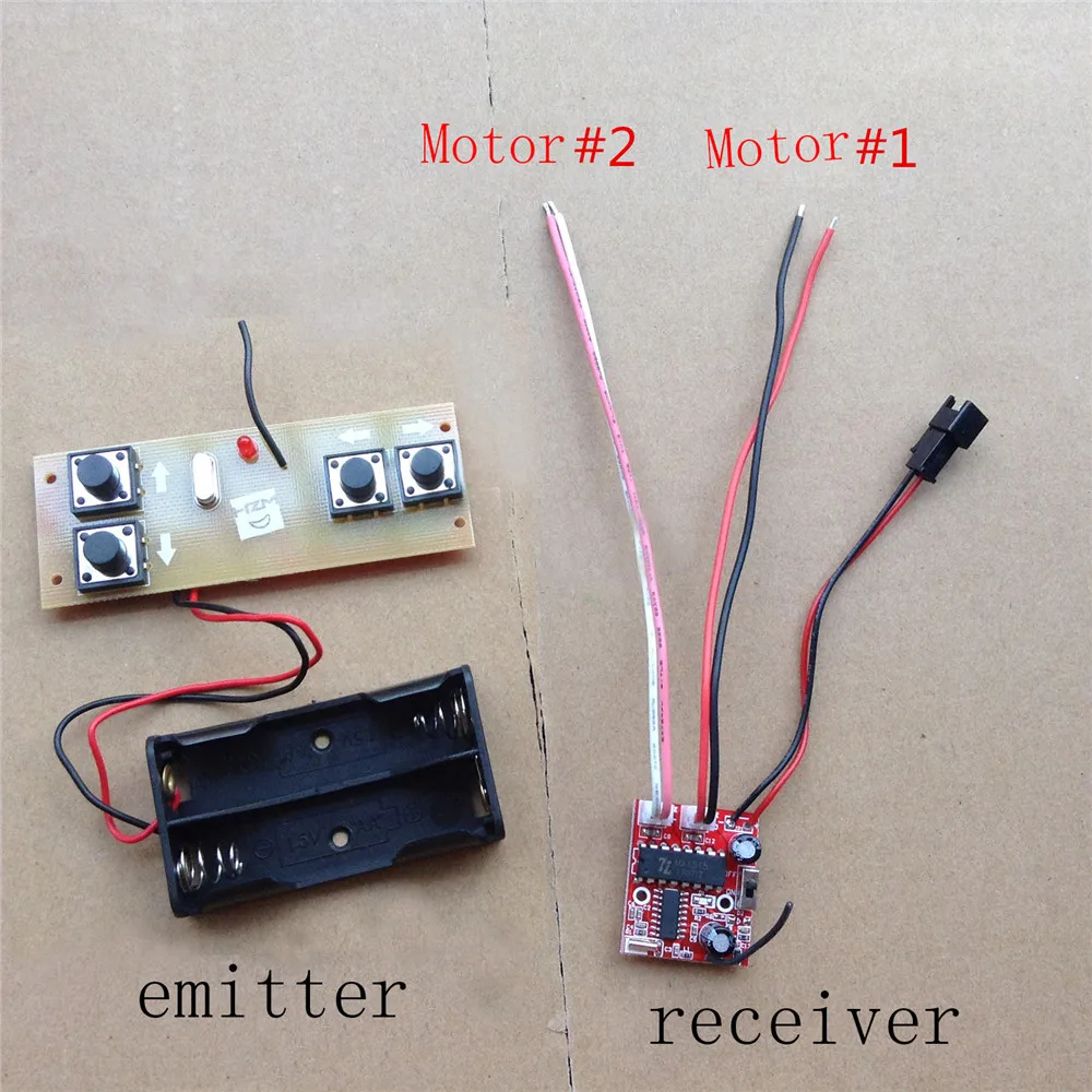 Четырехканальная высокомощная приемная плата передачи 2,4g RC 100m Танк корабль скоростная лодка пульт дистанционного управления модель комплекты аксессуаров