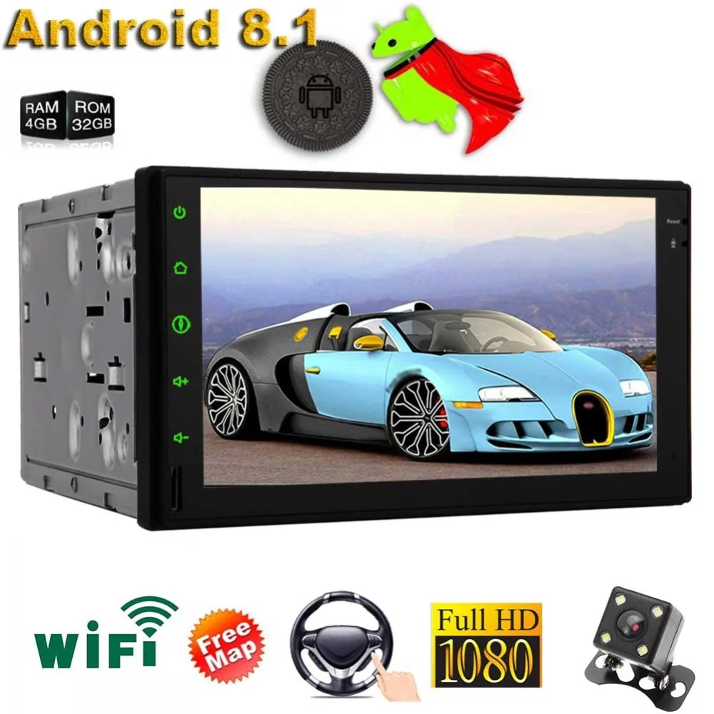 

Octa Core Android 8.1 Oreo Support GPS Navigation Bluetooth 1080P Video Player Wifi Car Radio Stereo Android 8.1 Octa Core GPs