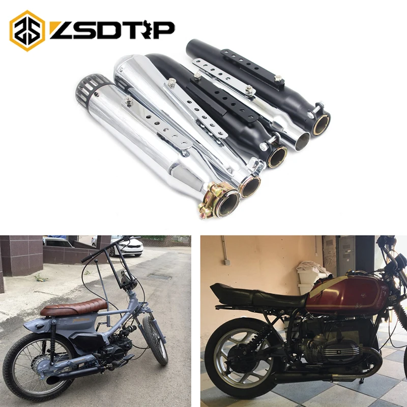 ZSDTRP для Harley 5 моделей 38 5-51 мм Ретро выхлопная труба мотоцикла глушитель XV950 M800 1200