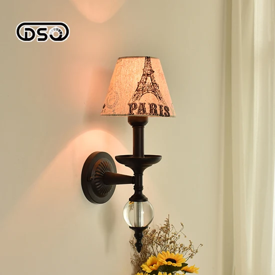 

American Simple Wall Lamp Scandinavian European Rural Rural Mediterranean Mixed Bedside Background Wall Lamp