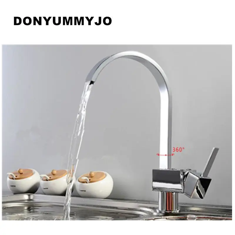 DONYUMMYJO New Design Bathroom Basin Mixer Tap water taps Faucet Vessel Mixer Brass Tap bathroom faucet