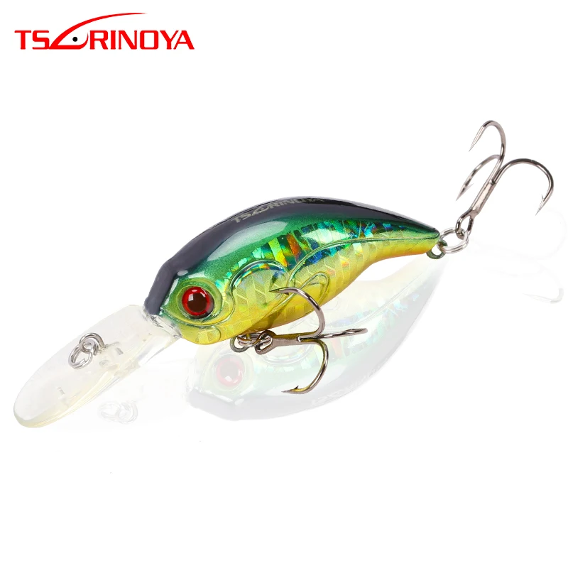 

TSURINOYA DW10 76mm 8.5g Crankbait Bait Fishing Lures Artificial Baits Depth 1.5m Fishing Tackle