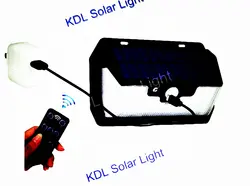55 светодиодный 900lm Солнечный свет дистанционный пульт радар smart 3 бокового освещения Edison2011 светодиодный s солнечный Po IP лагерь 3 Уличный