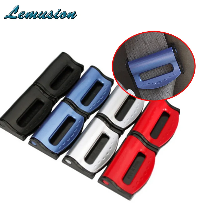 Car styling 2X Car Safety Belt Clip Seat belt holder for Peugeot 206