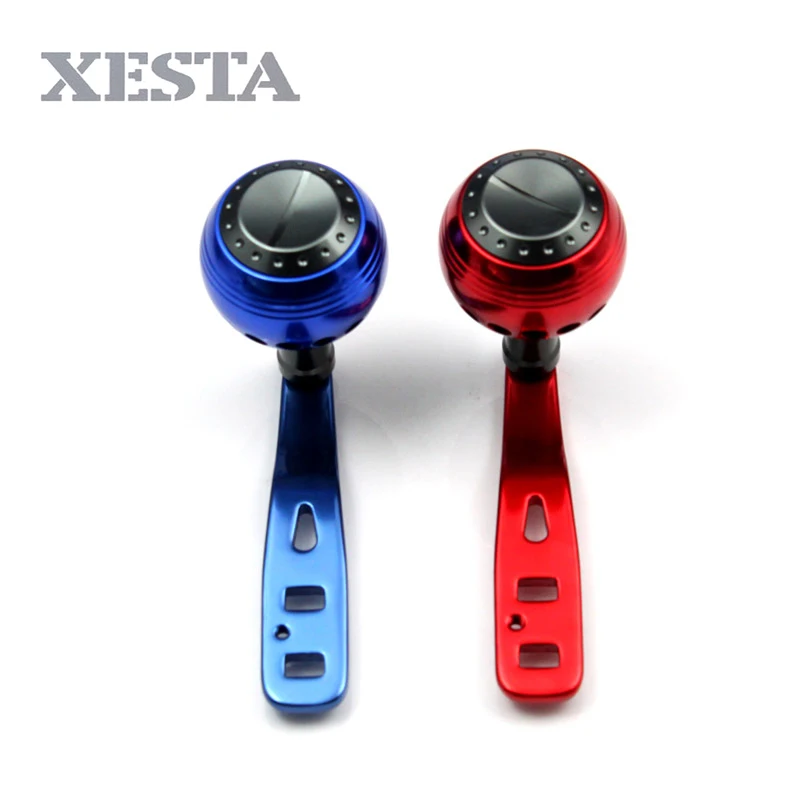 XESTA Fishing Reel Handle Aluminum Alloy Single Shaker Strong Durable Fishing Reel Rocker For Baitcasting Fishing Tackle Tools