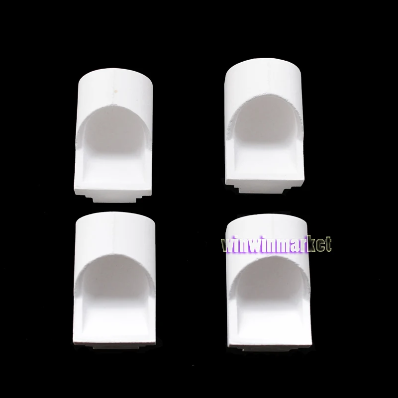 

4pcs Dental Lab Casting Quartz Crucible Hooded Brand High Quality