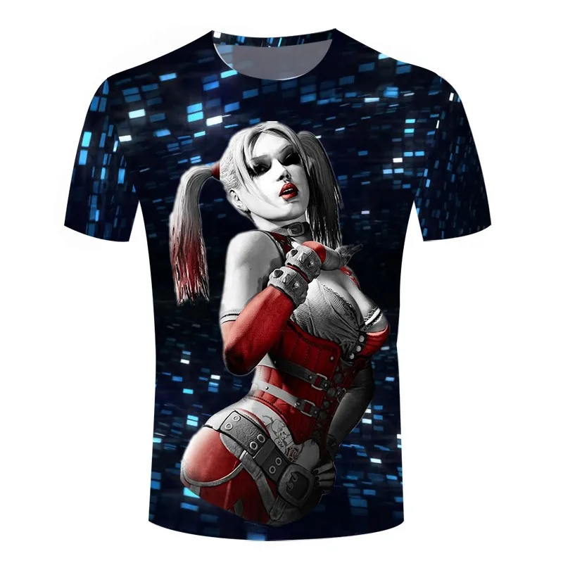 Джокер DC Comics супергерой 3D принт футболка для женщин и мужчин Летний стиль футболка Харли Квинн Carnage Джокер футболки размера плюс