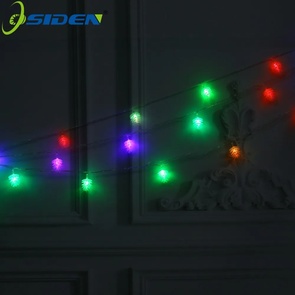 OSIDEN светодиодный светильник 5 м водонепроницаемый 220 В 20 светодиодный праздничное освещение гирлянда Многоцветный Рождественский фестиваль вечерние декор для улицы