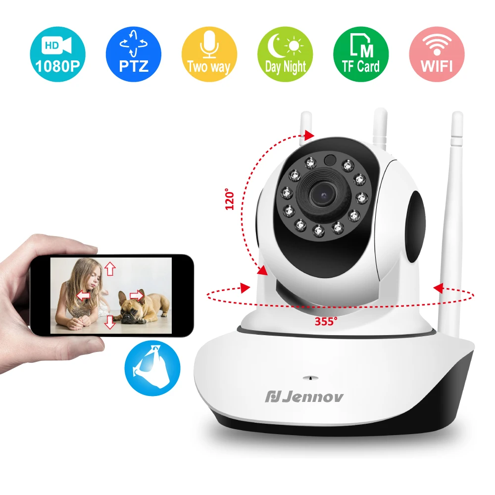 

Home Security Wireless IP Camera 1080P Mini Network Two Way Audio Wifi Camara indoor Video Surveillance CCTV Baby Monitor 2MP
