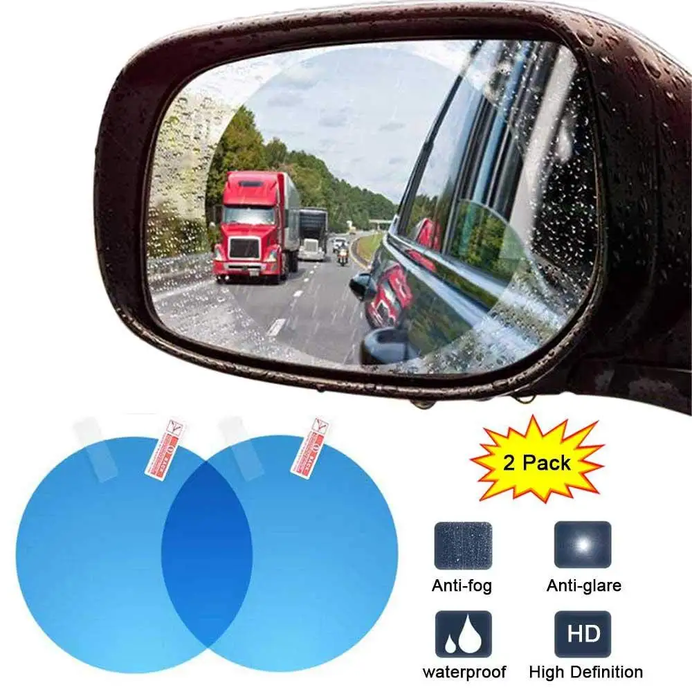 Car Anti-Fog Nano Coating Rainproof Rear View Mirror Protective Film Sticker 