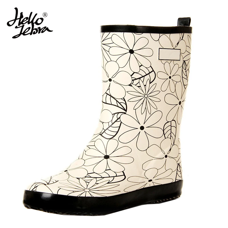 

Hellozebra Women Rainboots Original Tour Short Boots lightweight waterproof Handcrafted easily rolled & packed away Shoes